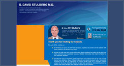 Desktop Screenshot of drstulberg.com